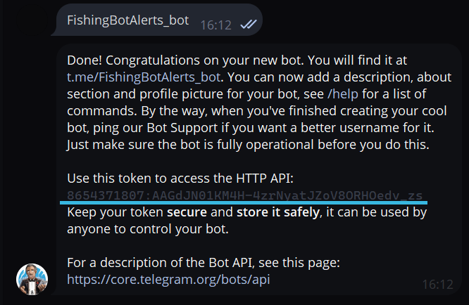 Получение API-токена